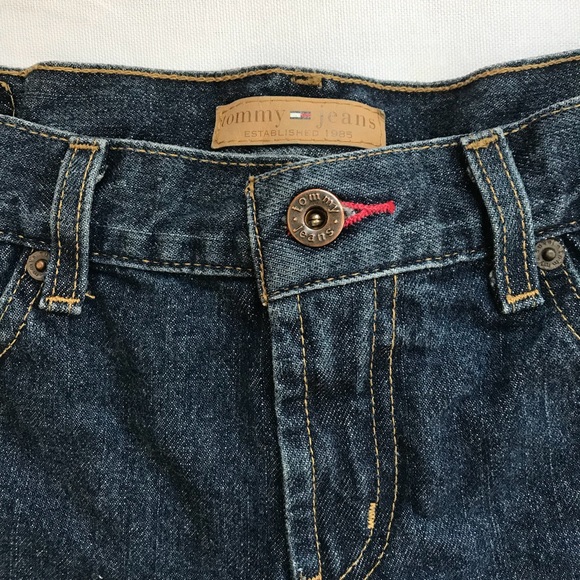 Sz 7 Tommy boot cut jeans 30x29 Y2K - Picture 3 of 5